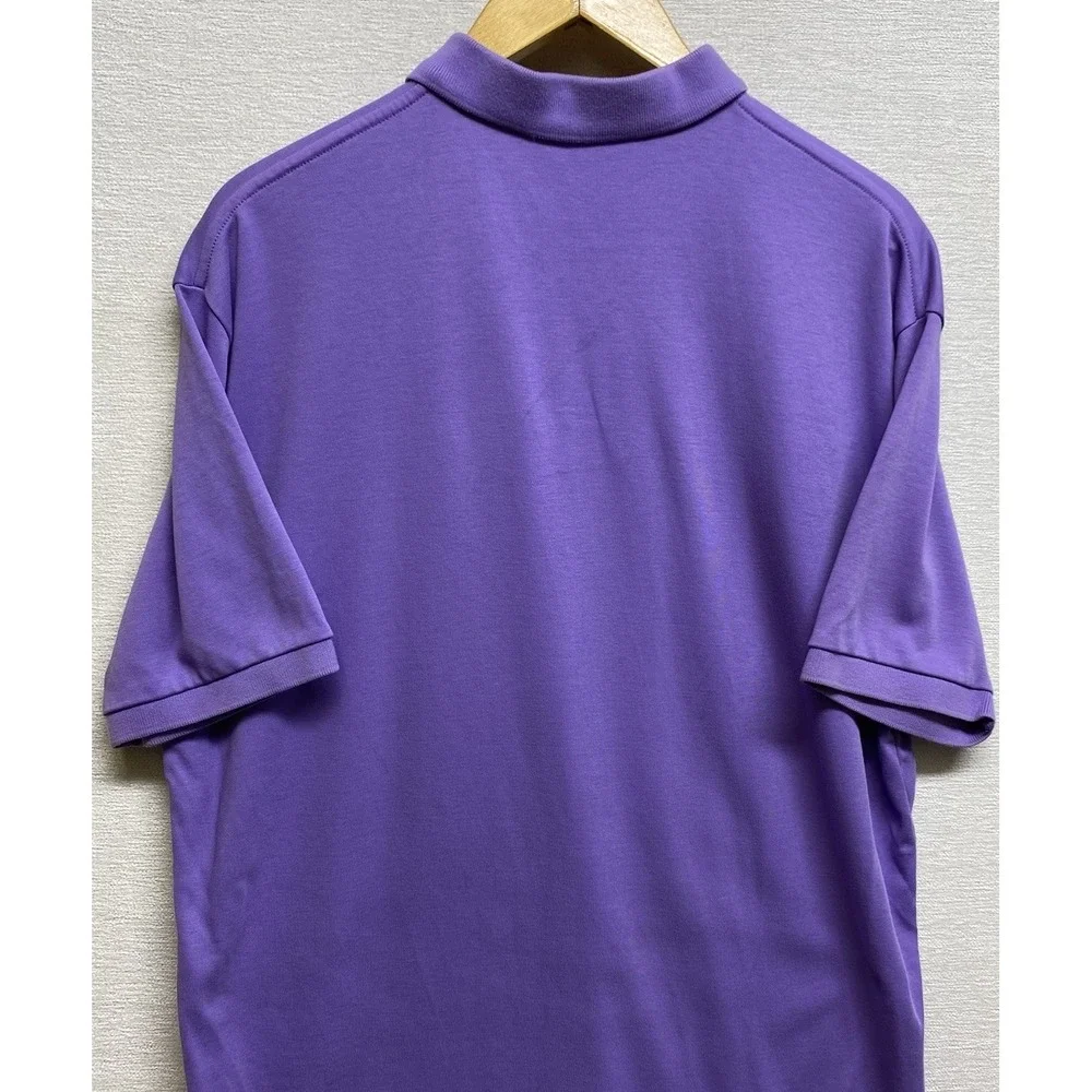Polo Ralph Lauren Purple Polo Shirt Men's Large Short Sleeve Cotton Collared‎